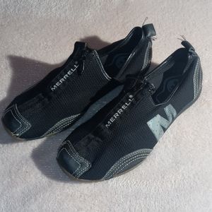 ❤ Merrell Barbados Black Zip Up Shoes